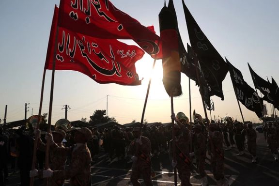 Iranian armed forces members march during the ceremony of the National Army Day parade in Tehran, Iran September 22, 2019
