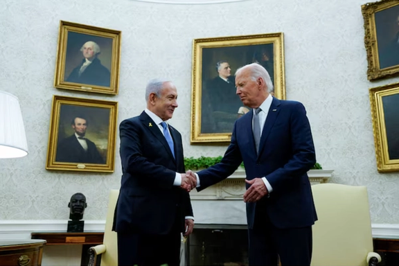 دیدار جو بایدن، رییسجمهوری آمریکا و بنیامین نتانیاهو، نخستوزیر اسرائیل در کاخ سفید، چهارم مرداد