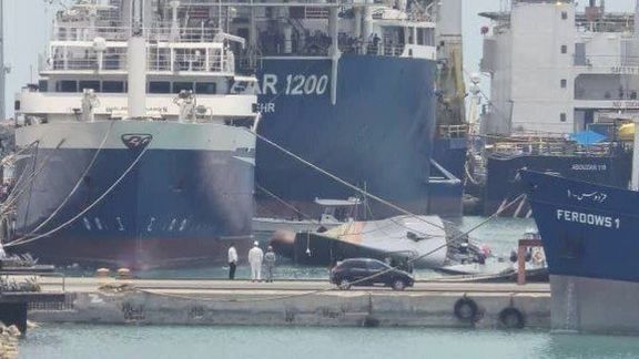 چند زخمی در پی حادثه برای ناوشکن «سهند» ارتش در نزدیکی بندرعباس