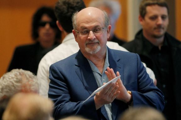 American-British-Indian novelist Salman Rushdie