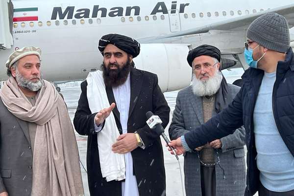 Taliban Foreign Minister Arrives In Iran For First Official Visit