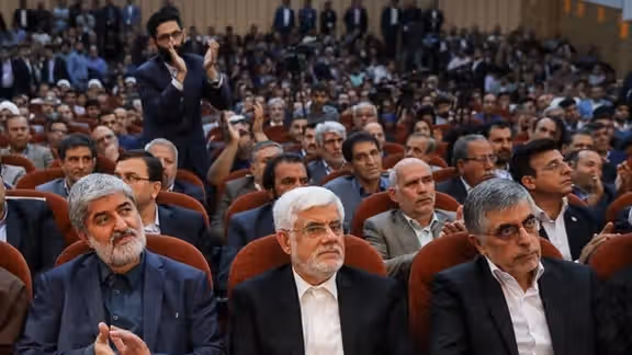 A meeting of reformists in Tehran. December 12, 2019