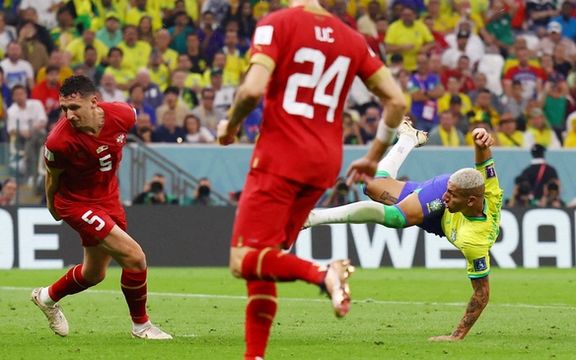 گل ریچارلیسون به صربستان بهترین گل جام جهانی ۲۰۲۲ شد