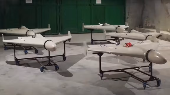 A number of Shahed-136 drones