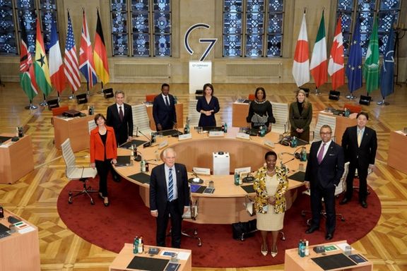 G7 foreign ministers in a working meeting in Germany on November 4, 2022