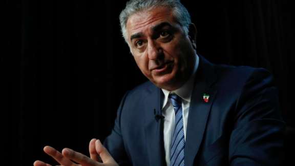 Iranian exiled Prince Reza Pahlavi