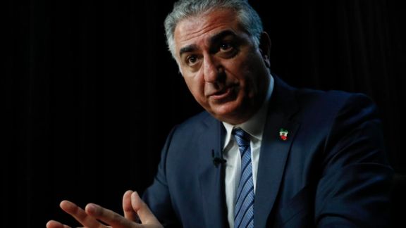 Iranian exiled Prince Reza Pahlavi