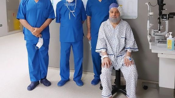 تصویر جدید حسن روحانی در بیمارستان