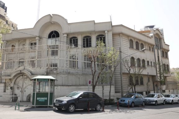 The building of the Saudi Arabian embassy pictured before its reopening in Tehran, Iran April 8, 2023.
