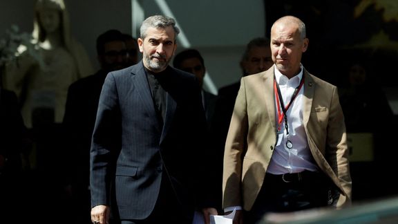 Iran's Chief Nuclear Negotiator Ali Bagheri-Kani leaves the Palais Coburg, the venue where closed-door nuclear talks take place in Vienna, August 4,2022.