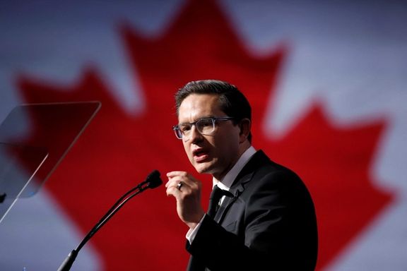 Pierre Poilievre speaks after being elected as the new leader of Canada's Conservative Party in Ottawa, Ontario, Canada, September 10, 2022.