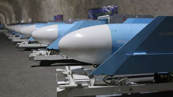Underground Iranian missile base. Photo from March 2022
