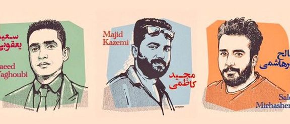 Majid Kazemi, Saeed Yaghoubi and Saleh Mirhashemi (file)