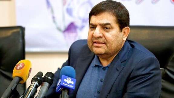 Iranian president Ebrahim Raisi's First Vice President Mohammad Mokhber