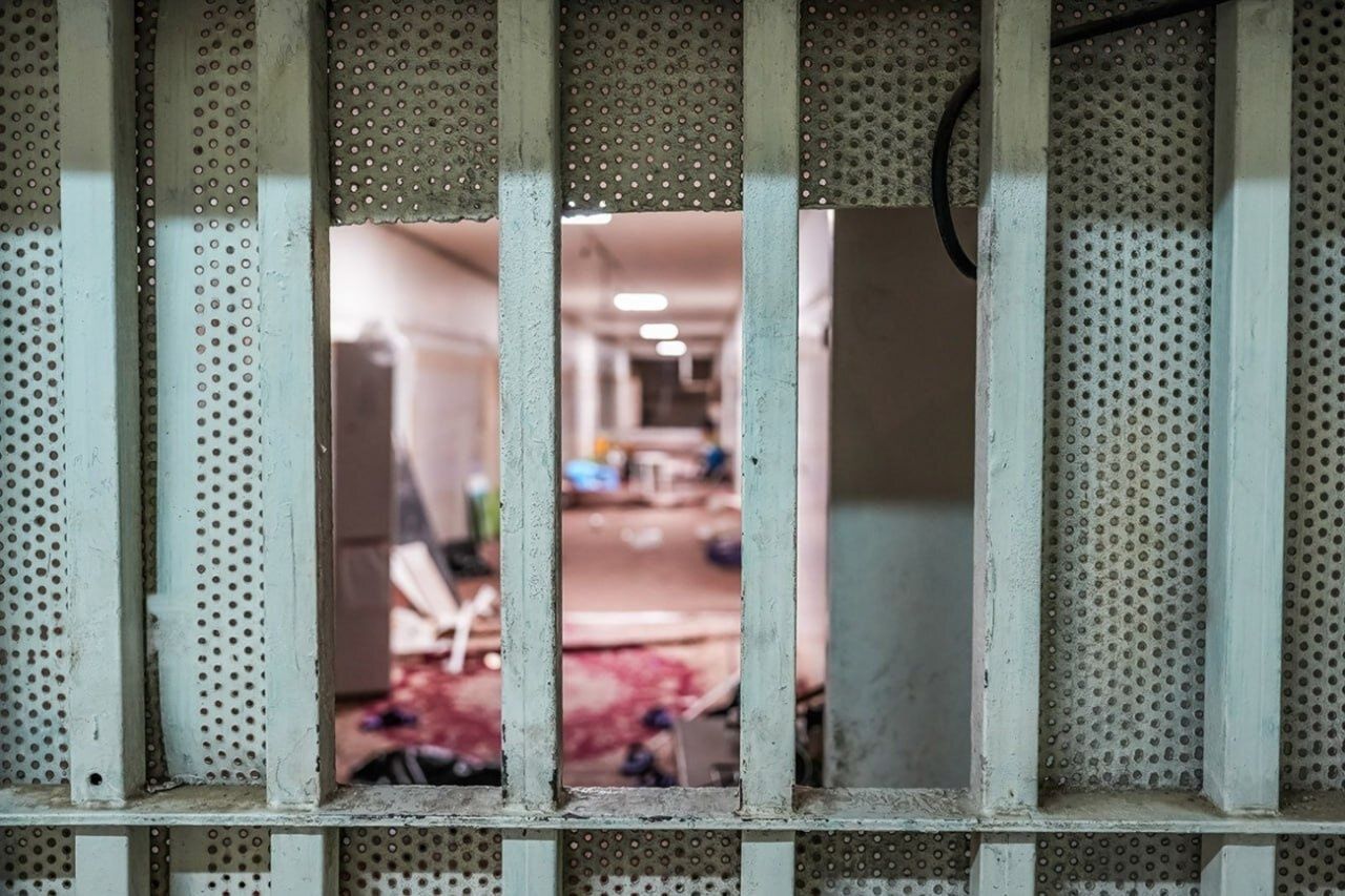 An undated handout image shows the interior of Rajai Shahr Prison, west of Tehran