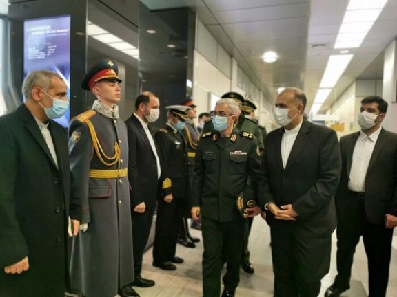 General Mohammad Bagheri in Moscow. October 20, 2021