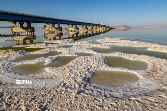 A view from Lake Urmia (Orumiyeh)
