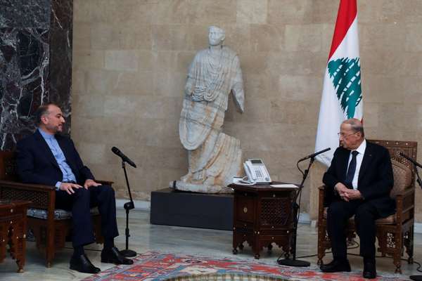 In Beirut, Foreign Minister Says Iran Will Give All Help Lebanon Needs