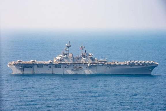 USS Essex pictured on November 8, 2021