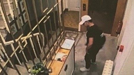 A hotel camera image published by Sabah newspaper allegedly showing one of the Iranian agents