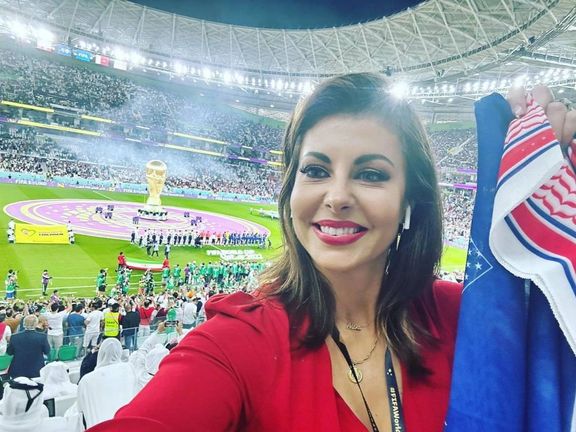 سخنگوی وزارت خارجه دولت ترامپ در ورزشگاه بازی تیمهای آمریکا و جمهوری اسلامی