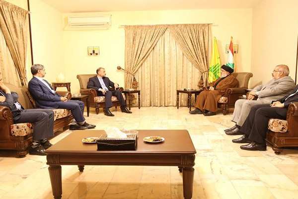 Iran FM Pledges Support In Meeting With Hezbollah's Nasrallah