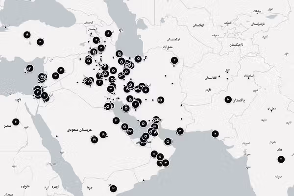 خبرها روی نقشه؛ ابزار تازه برای شما در ایراناینترنشنال