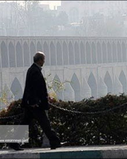 میزان آلودگی هوای اصفهان در وضعیت قرمز و ناسالم برای همه گروهها قرار گرفت