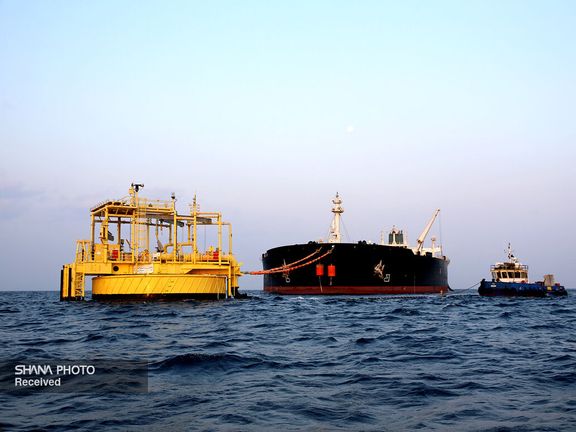 Iranian oil tanker in the Persian Gulf in March 2022