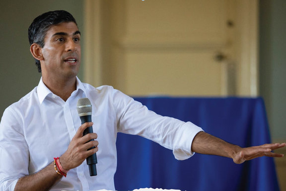 UK prime ministerial candidate Rishi Sunak
