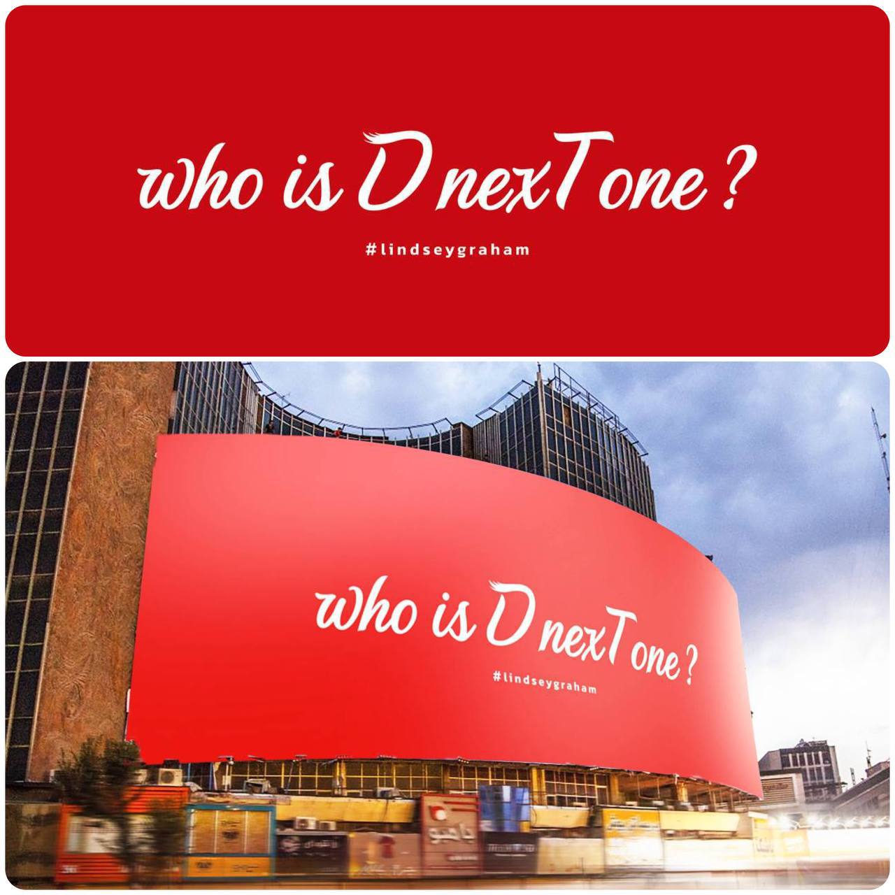Tehran billboard hints Trump is the 'next one' after Graham's death