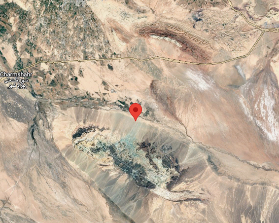 Shaheed Shabani base is located 110 km south of Iran's capital Tehran