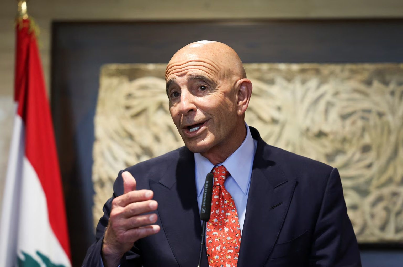 US envoy Barrack says Washington not pursuing Iran regime change