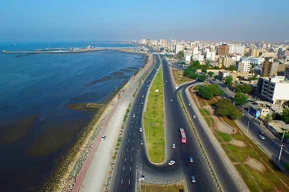 A general view of Iran's Bandar Abbas port city