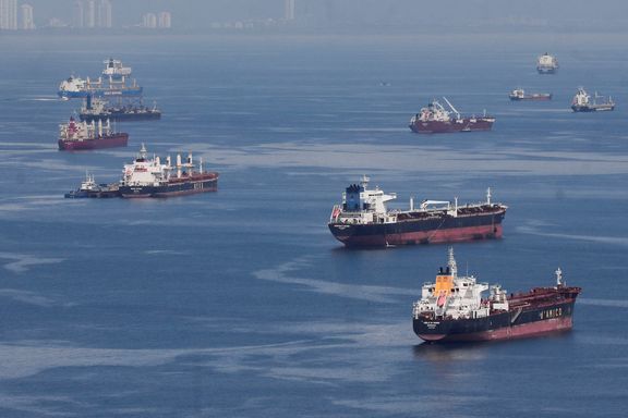 Vessels wait to cross through the Panama Canal, on the outskirts of Panama City, Panama December 17, 2023.