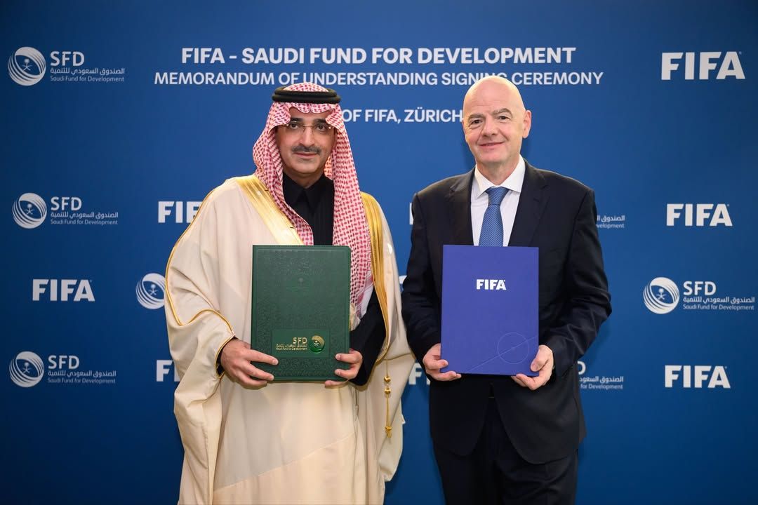 تفاهم یک میلیارد دلاری فیفا و صندوق توسعه عربستان سعودی برای ساخت ورزشگاه