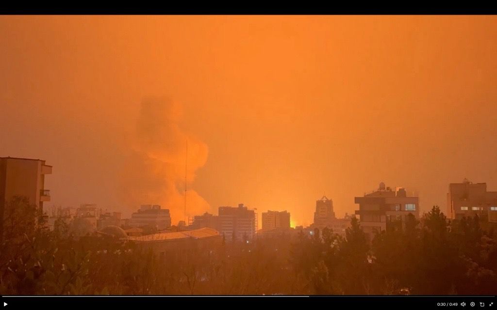 قطعی برق در غرب تهران در پی حملات متعدد به نقاط مختلف پایتخت و کرج در شامگاه جمعه