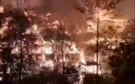 فرماندار شفت از وقوع آتشسوزی گسترده در شهرک چوبی «امامزاده ابراهیم» خبر داد