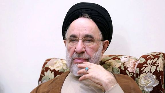 Iran's former president (1997-2005) Mohammad Khatami