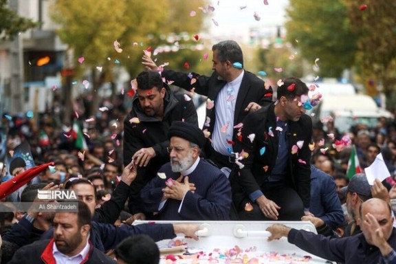 Iran's President Ebrahim Raisi during a visit
