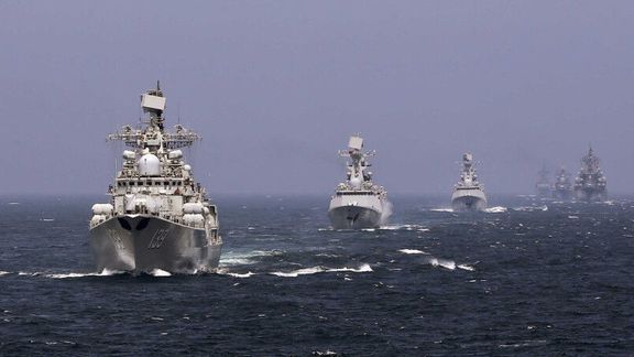 نیروی دریایی ارتش جمهوری اسلامی از رزمایش مشترک با چین و روسیه خبر داد