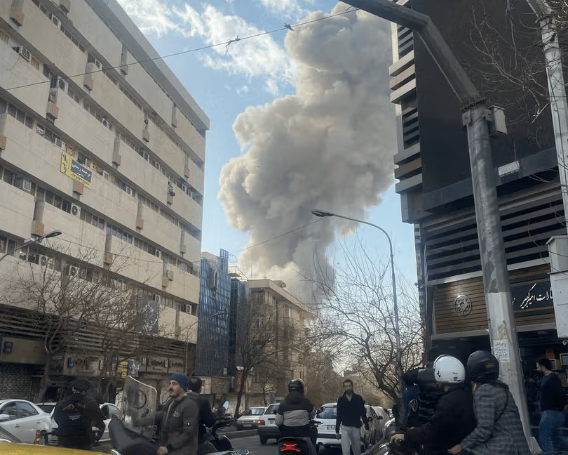 Office of Iran's Supreme Leader targeted in downtown Tehran