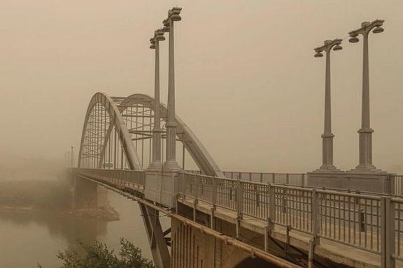 هوای اهواز در وضعیت «بسیار ناسالم» و «بنفش» قرار گرفت