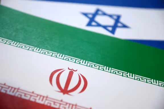 Israel and Iran flags are seen in this illustration taken June 18, 2025