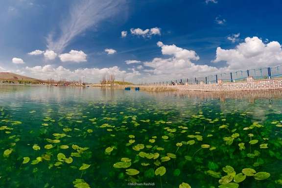 A file photo of Sarab Niloufar lake in Kermanshah province in 2011