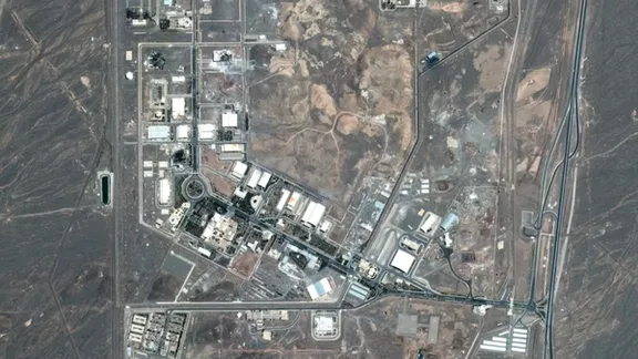 تصویر آرشیوی: این تصویر ماهوارهای از نطنز مربوط به ۱۵ ژوئن است.