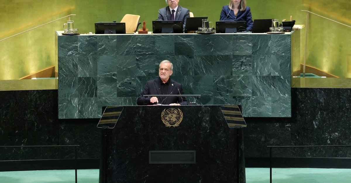 'Bully at home, victim abroad': Iranians on Pezeshkian's UN speech