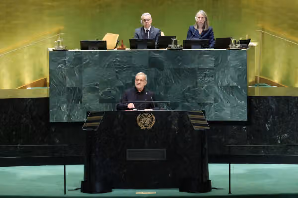 'Bully at home, victim abroad': Iranians on Pezeshkian's UN speech