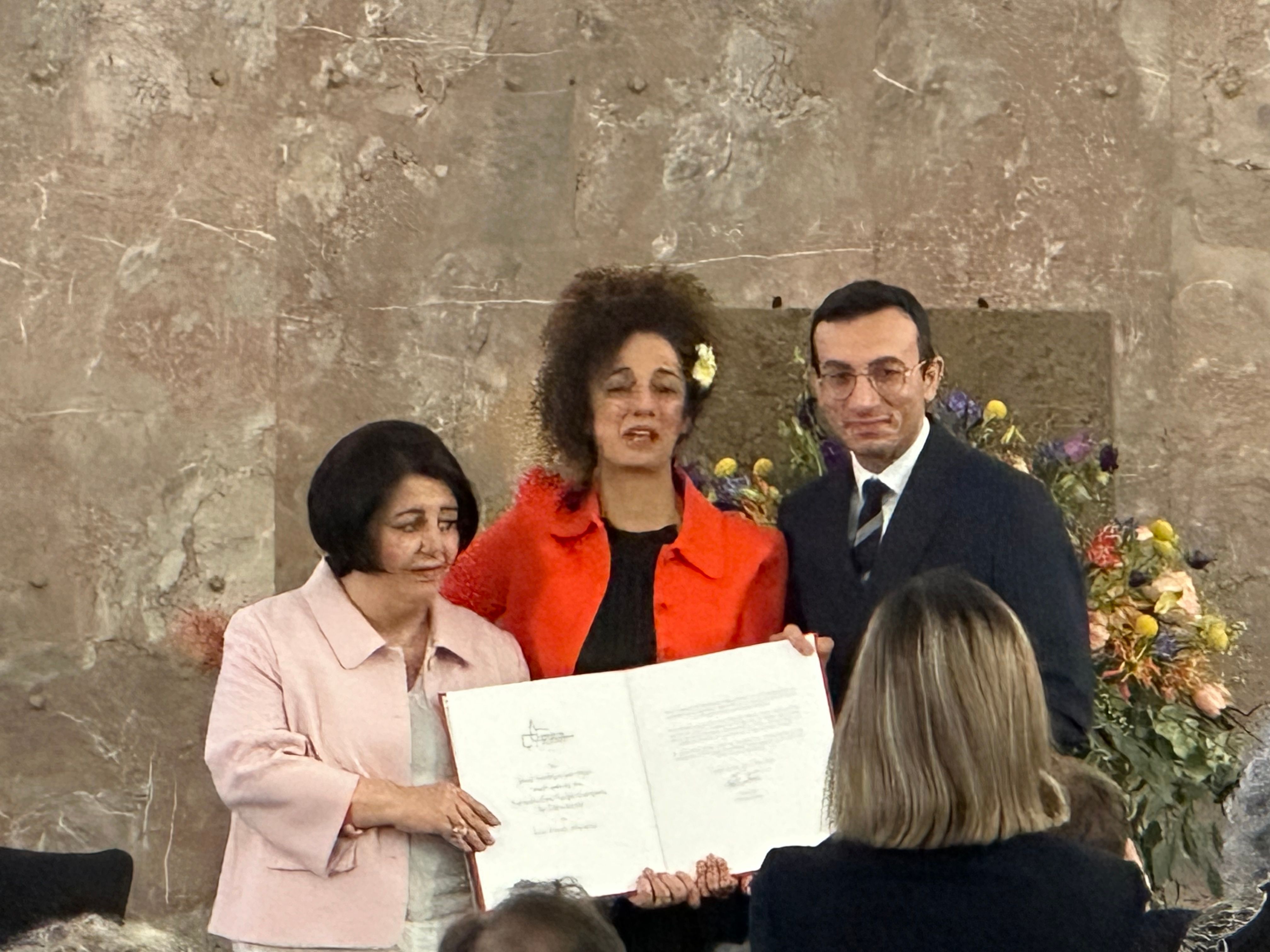 نخستین «جایزه اروپایی کلیسای پاول برای دموکراسی» به مسیح علی‌نژاد اهدا شد