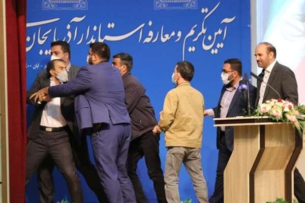 Military Officer Slaps New Governor In Iran During His Inauguration